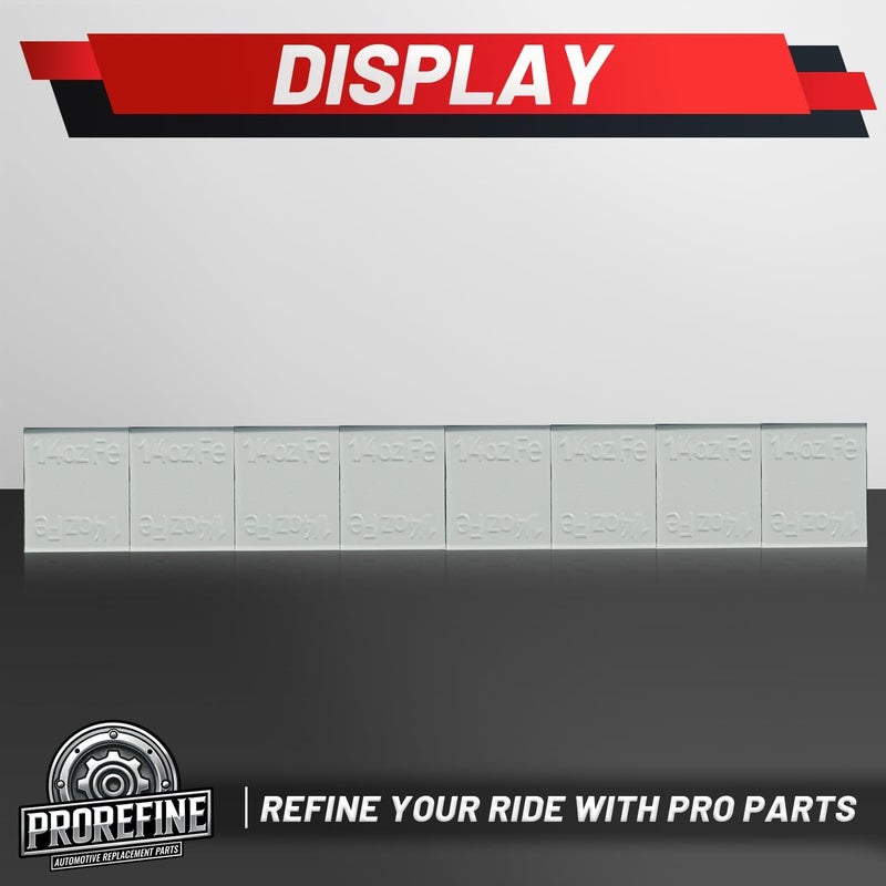 ProRefine Store Upgraded 1/4oz 256Pcs Adhesive Wheel Weights Stick On for Steel Rims Corrosion-Resistant Coated Painted Tire Balancing Weight 0.25 oz, 256 Pack - Image 5